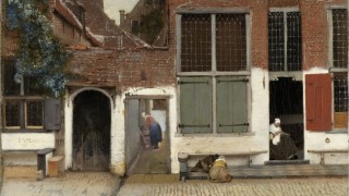 Gezicht op huizen in Delft, bekend als 'Het Straatje', Johannes Vermeer | ca. 1658 | Rijksmuseum