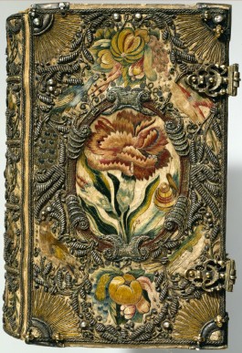Textiele boekband, ca. 1615