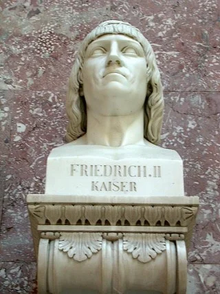Beeld van keizer Frederik II