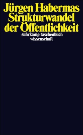 Boekomslag Habermas, Strukturwandel der Öffentlichkeit (1962)
