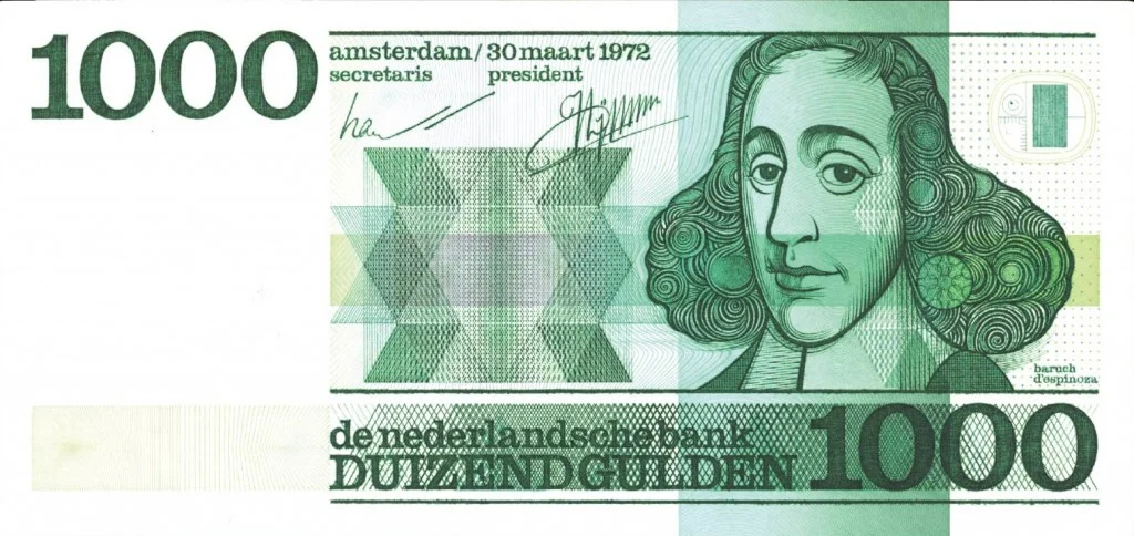 Bankbiljet van 1000 gulden met Baruch Spinoza (spinoza.blogse.nl)