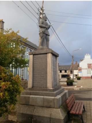 Herdenkingsmonument voor de Ierse Onafhankelijkheidsoorlog in Cahirsiveen, County Kerry