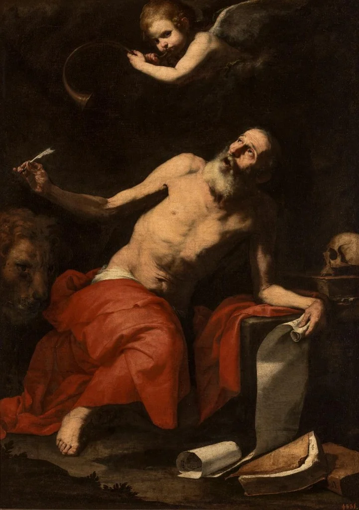 José de Ribera (1591–1652) Sint Hiëronymus en de engel, 1626 © State Hermitage Museum, St Petersburg