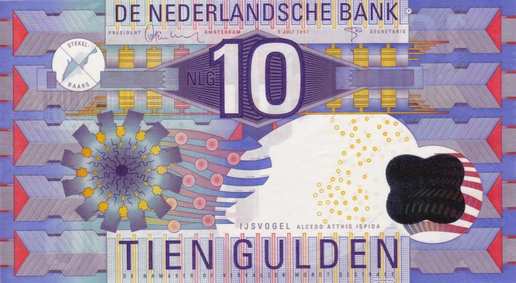 Laatste briefje van 10 gulden (worldbanknotescoins.com)