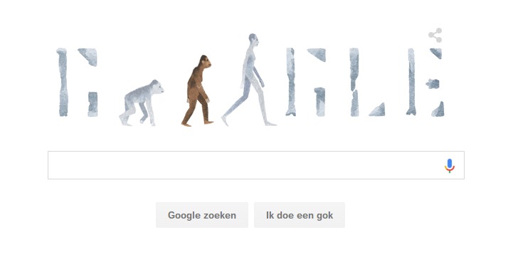 Lucy de Australopithecus - Google Doodle