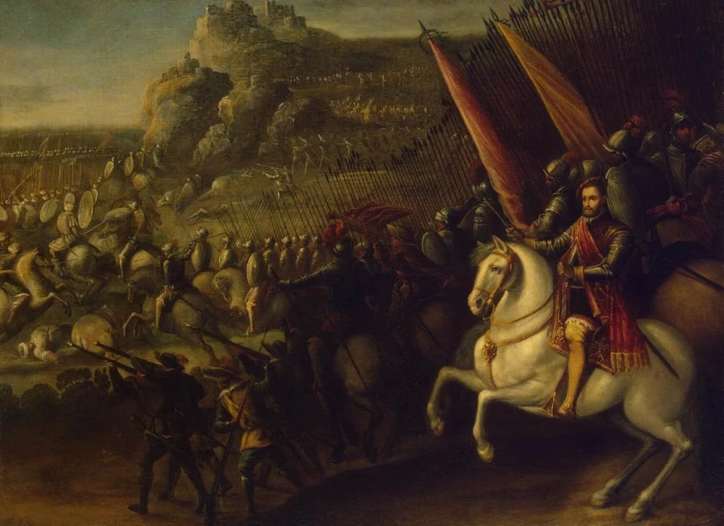 Juan de la Corte (ca. / c 1585–1662) - De veldslag, 1643 (?) - © State Hermitage Museum, St Petersburg