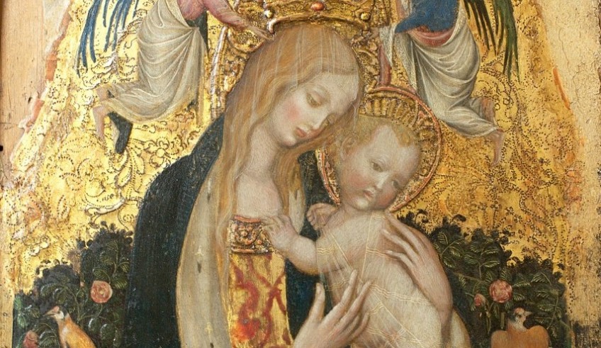 Een van de gestolen werken: Madonna della Quaglia - Pisanello, ca. 1420