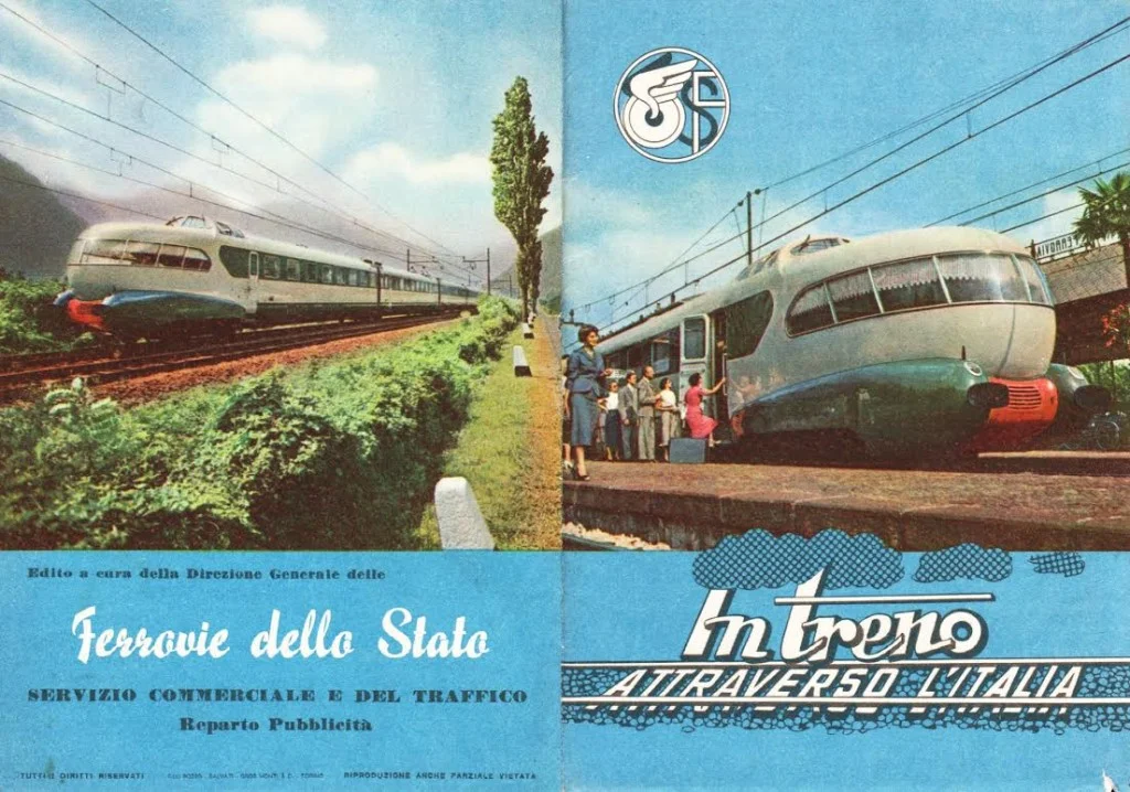 Brochure Per trein door Italië, ca. 1953 (coll. Arjan den Boer)