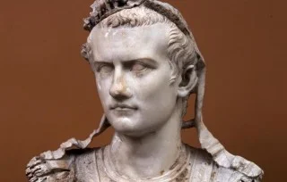 Borstbeeld van keizer Caligula. Bron: www.glyptoteket.com