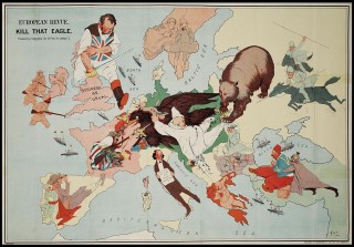 Cartoon over de Eerste Wereldoorlog