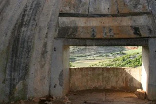 Interieur van een Albanese bunker - cc