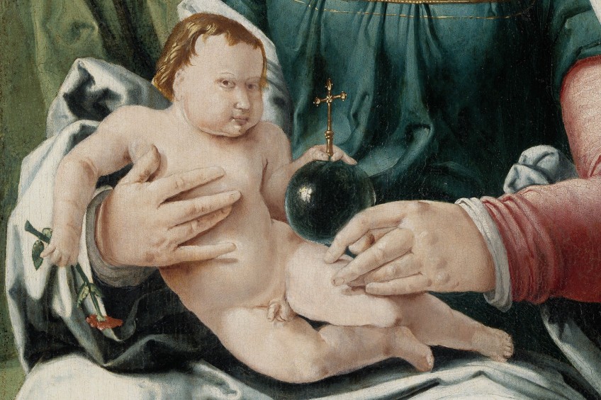 Madonna met Kind, Lucas van Leyden, ca. 1530 (Rijksmuseum)