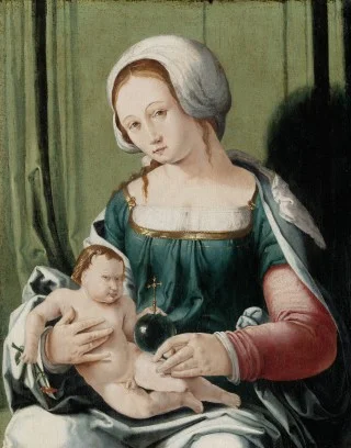 Madonna met Kind, Lucas van Leyden, ca. 1530 (Rijksmuseum)