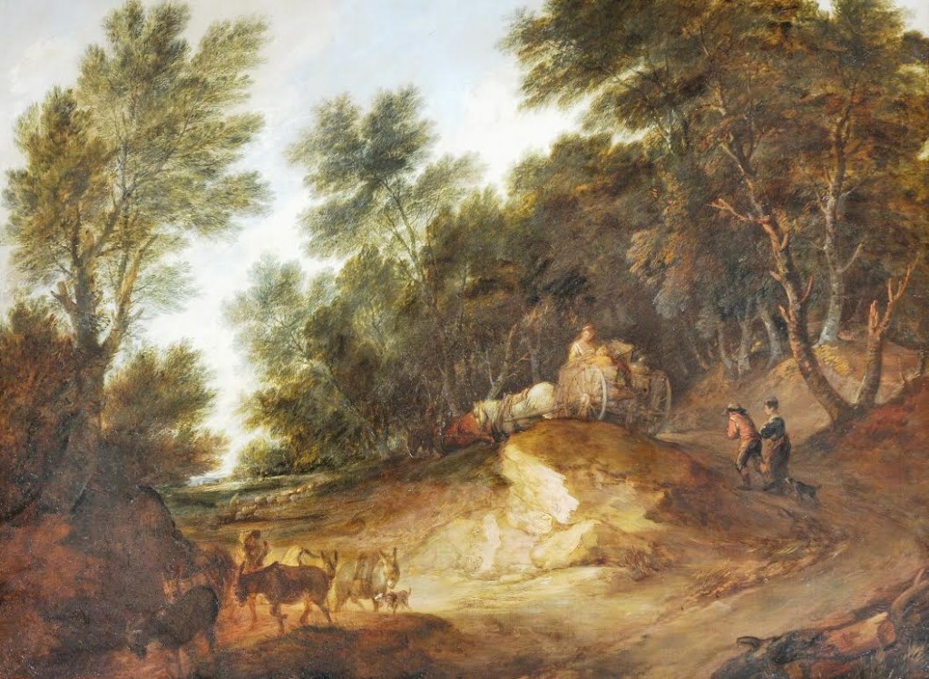 Thomas Gainsborough, Wooded Landscape, ca. 1783, National Trust