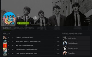 The Beatles op Spotify