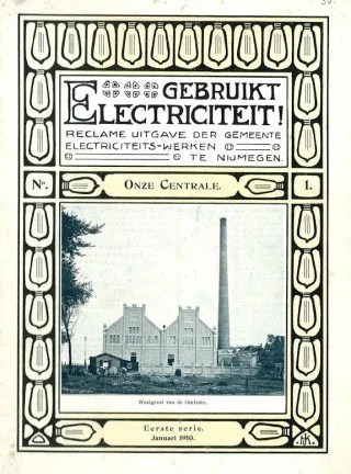 Reclameboekje over elektriciteit in Nijmegen, 1910. Bron: www.willemsmithistorie.nl