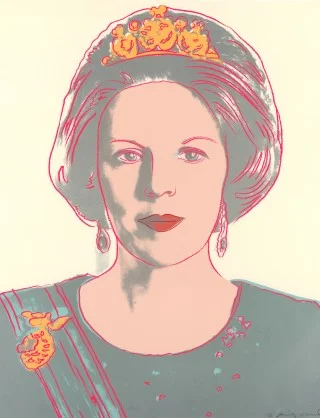 Andy Warhol (1928-1987) - Portret van koningin Beatrix, 1985 (Mauritshuis, Den Haag)