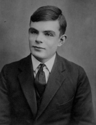Alan Turing op 16-jarige leeftijd