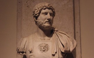 Buste van de Romeinse keizer Handrianus