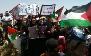 Demonstrerende Palestijnen, 2012 - cc