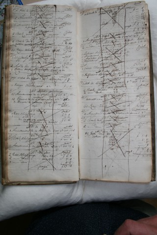 Kladboek, 'Kladboek van Pieter van Cleef, 1739-1762' [signatuur VC 1.]