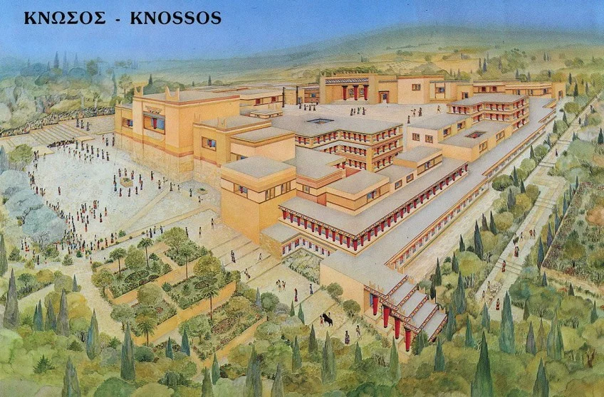 Reconstructie van Knossos