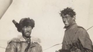 Sjef van Dongen (rechts) op de Noordpool, 1928. Bron: Zeeuws Archief