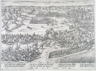 Slag bij Heiligerlee, door Frans Hogenberg.