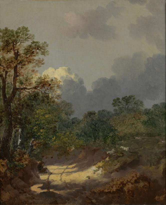 Thomas Gainsborough, Boomachtig landschap, ca 1745, Rijksmuseum Twenthe (Gainsborough in his own words)
