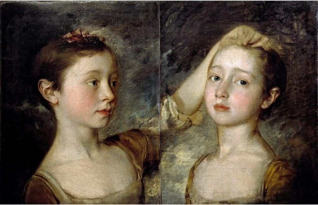Thomas Gainsborough, The artist's two daughters, ca 1758