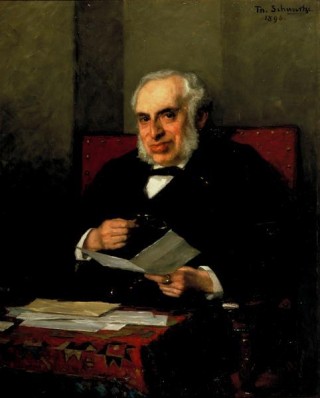 Abraham Wertheim, voorzitter van de Zuiderzeevereeniging