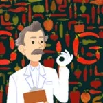 Wilbur Scoville en een hete peper in de Google Doodle