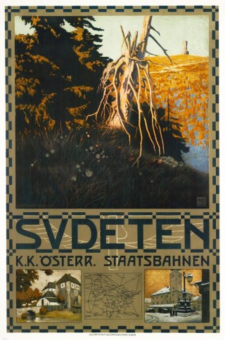 Affiche Sudeten door Otto Barth, ca. 1910