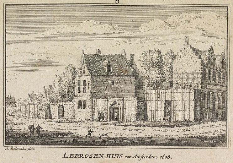 Abraham Rademaker, Leprosen-Huis tot Amsterdam 1608, uitgave 1727