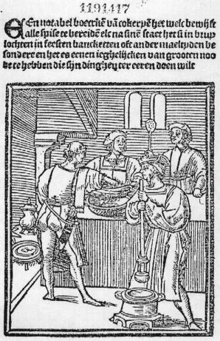 Pagina uit Een notabel boecxken van cokeryen, 1514