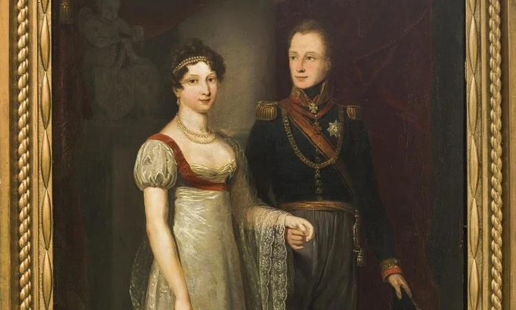 Anna Paulowna en Willem II - Jan Willem Pieneman (Tilburg, Stadsmuseum, collectie gemeente Tilburg)