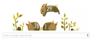 Google Doodle ter gelegenheid van Schrikkeldag
