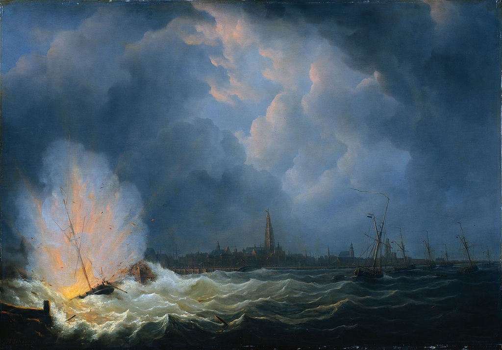 Ontploffing van het schip bij Antwerpen, 5 febr. 1831