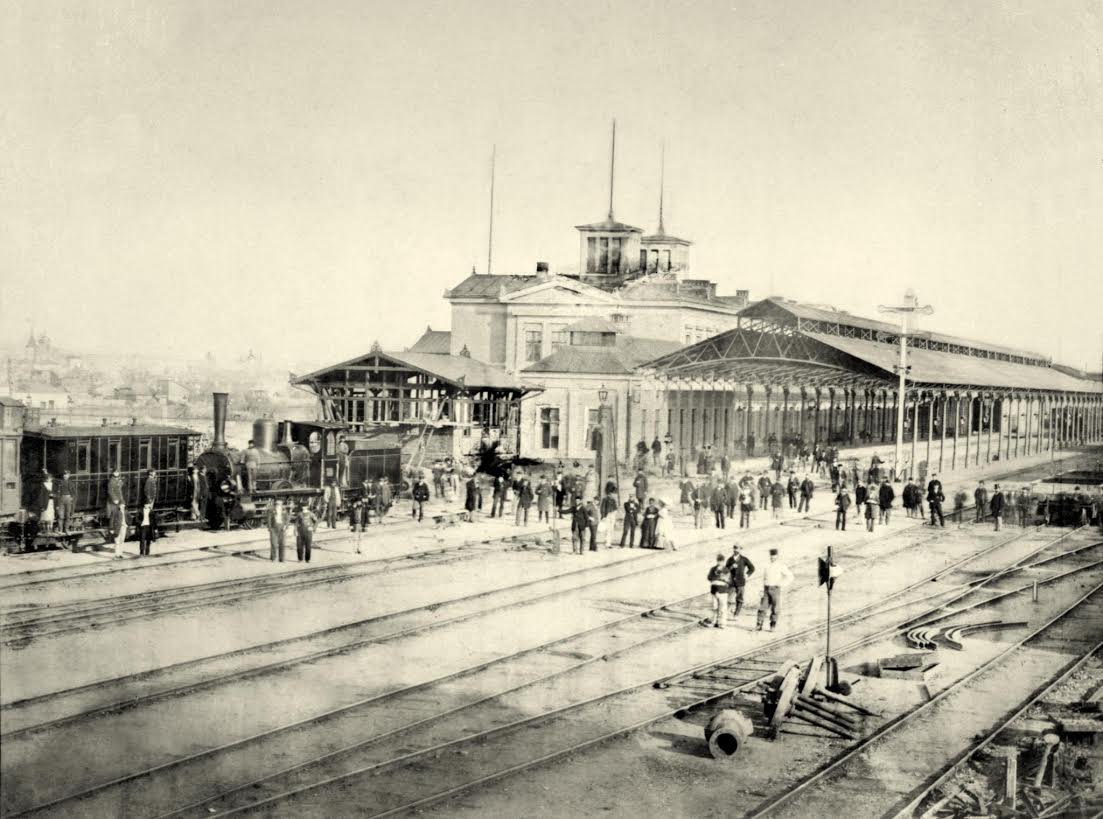Opening van station Boekarest Noord, 1872