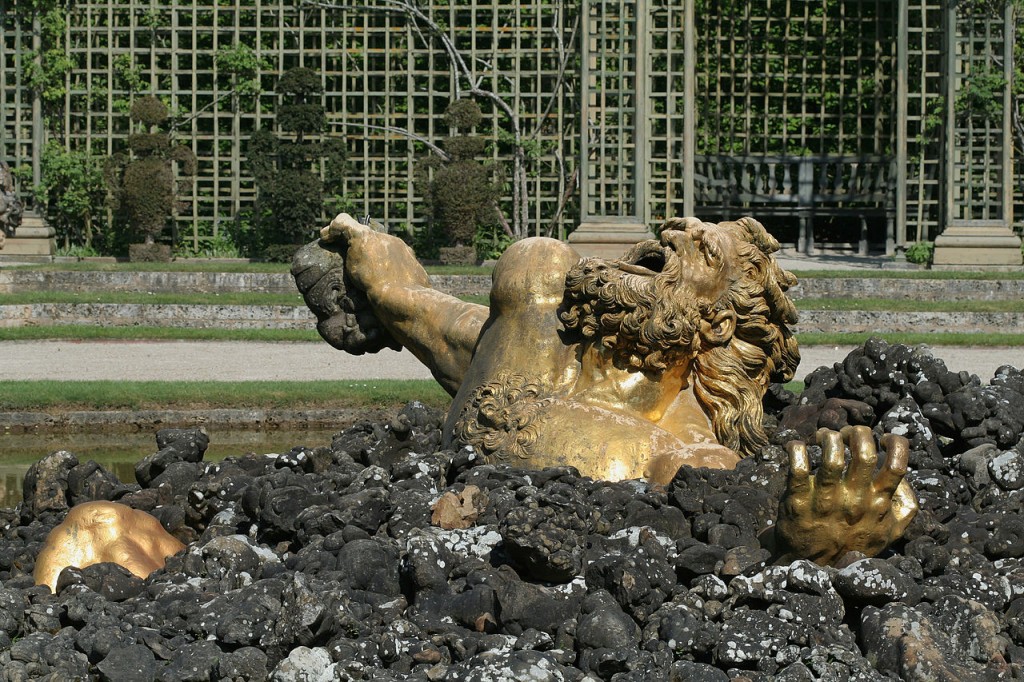 Stervende Gigant - Beeld van Gaspar Mercy in de tuin van Versailles - cc