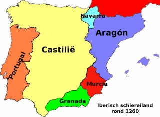 Iberisch schiereiland rond 1260