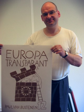 Paul van Buitenen als lijsttrekker van Europa Transparant - cc