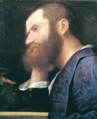 Pietro Aretino - Portret door Titiaan