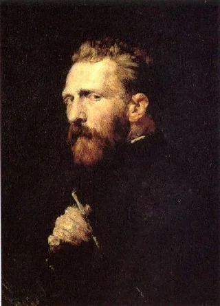 Vincent van Gogh volgens John Peter Russell, 1886.