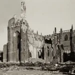 De verwoeste Eusebiuskerk, Arnhem, september 1944. Bron: www.pbdoetmee.nl/nostalgischnederland/