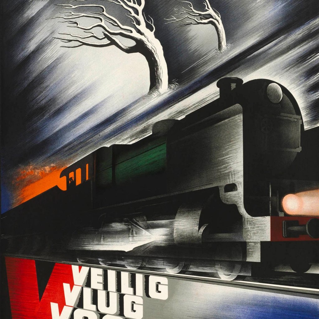 Nederlandse spoorwegaffiches uit de jaren 30