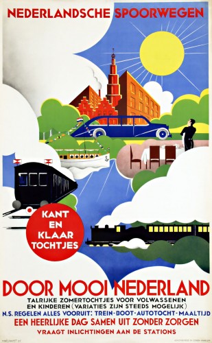 Affiche Mooi Nederland, Fré Drost, 1935 (coll. Arjan den Boer)