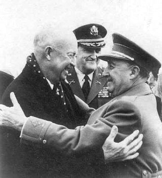 1959, Eisenhower ontmoet Franco