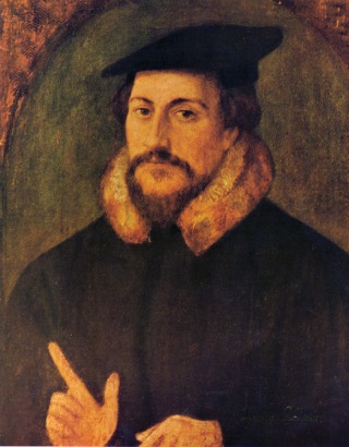 Calvijn volgens Hans Holbein de Jonge
