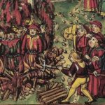 Joden op de brandstapel in Duitsland tijdens de Zwarte Dood in 1348